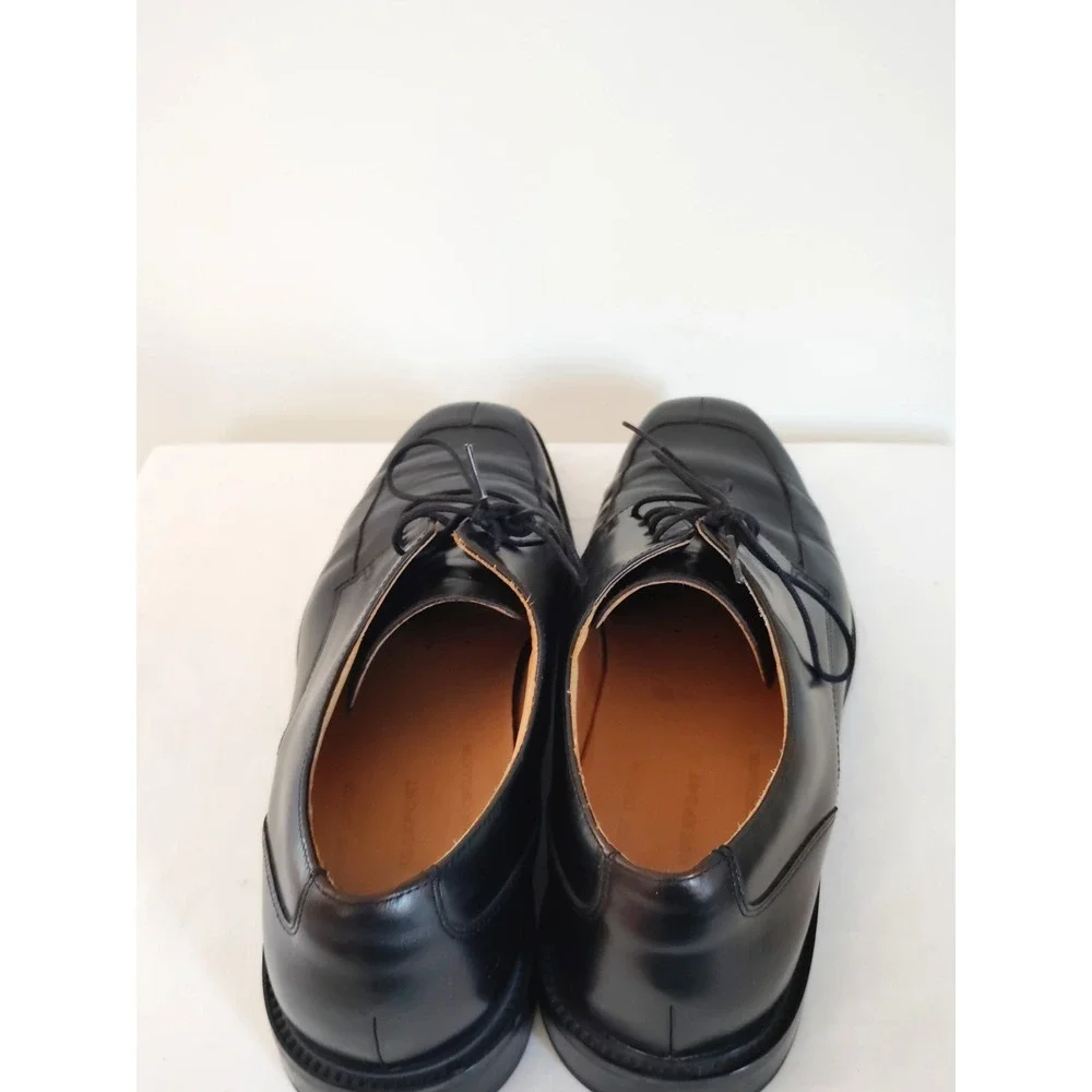 Rockport Men Style Leader 2 Bike Toe Oxford Black Leather Comfy Dress Shoes 10.5